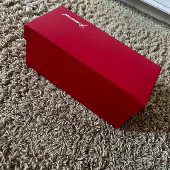 Empty Baccarat Red Storage Gift Box for a Vase with Foam Insert 100% Authentic - Picture 3 of 10
